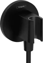 Jungtis potinkiniam dušui Hansgrohe FixFit S 26888670, juodas matinis