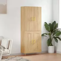 Komoda, sonoma ąžuolo spalvos, 69,5x34x180cm, apdirbta mediena