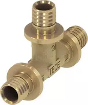 Tece T-adapteris 20x20x20 žalvarinis - 710020