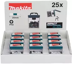 Makita E-12360-12 Sukimo antgalis , PH2X25mm, 25vnt. (12) IMPACT Juodas