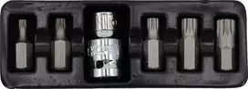 AW-Tools AWTOOLS SPLINE antgaliai 6 vnt. M5-M12 + ADAPTERIS Juodas LINE
