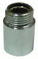 Žalvarinis chromuotas pailginimas VIEGA, d 1/2', , 65 mm