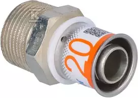 Uponor Uponor S-Press PLUS su jungtis su išoriniu sriegiu. 20-R3/4MT