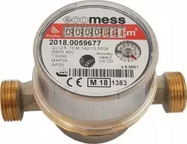 Ecomess PICOFLUX 1/2 CW vandens skaitiklis 2,5m3/val