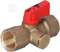 Afriso AMC 2 krypčių manometrinis čiaupas, 2x GW G1/2, PN25A