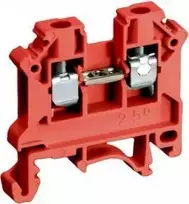 Simet 11221311 2 laidų šynų jungtis 2.5mm2 raudona NAUJA ZSG1-2.5Nc 11221311