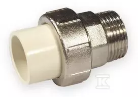 Nibco Adapteris 4733-407, PVC-C, 3/4" išor. srieg./klij. vidus