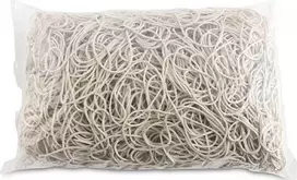 Office Products Ruoniai Office Products, skersmuo 80mm, 1,5X1.5mm, 60% Kauchuku, 1000G, Cowel, Baltas