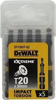 DEWALT SMŪGINIS ANTGALIS T27x50 /5vnt. EXTREME IMPACT TORSION