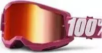 100% STRATA 2 JUNIOR FLETCHER akiniai (Raudona Mirror Anti-Fog Lens, LT 38%+/-5%)