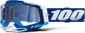Blue Mėlyna 1 RACECRAFT 2 Mėlynas akiniai (skaidrus nuo rasojimo lęšis, LT 88%-92% + 10 slidžių) (NAUJIENA)