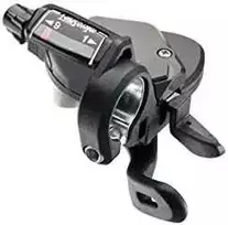 Microshift MICROŠIFT Mannet, 9 eilė, suderinama su Shimano, Thumb Bakstelėkite, Optinis translokacijos indikatorius (NEW)