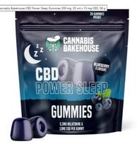 Cannabis Bakehouse CBD Power Sleep Guminukai (300mg) – Poilsiui ir Miegui