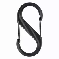 Nite Ize S-Biner Dual #8 karabinas juodas plastikas (SBP8-03-01BG)