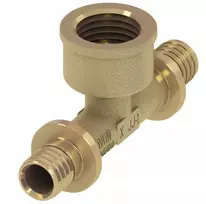 „Tece“ žalvarinis trišakis GW 20 mm x 1/2'' x 20 mm (769520)