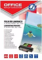 Pbs Connect BIURO ĮRANGA Laminavimo plėvelės, A3, 2x80 mikronų, blizgios, 100 lapų, skaidrios