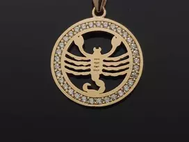 Auksinis pakabukas Skorpionas Praba: 585