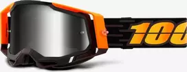100% Google 100% RACECRAFT 2 COSTUME 2 (Sidabrinis veidrodinis ekspresas nuo fog, LT 25% + / -5% + nuo fog skaidrus langas, LT 88% -92% + 10 Zrike) (NAUJA)