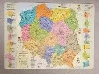 Zachem Fono stalas - administracinis Lenkijos žemėlapis