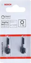 Bosch Suktuvo antgaliai T10 2 vnt./ Impact, L=25mm