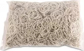 Office Products Ruoniai Office Products, skersmuo 30mm, 1,5X1.5mm, 60% Kauchuku, 1000G, Cowel, Baltas