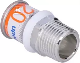 Uponor S-Press PLUS jungtis su išoriniu sriegiu. 20-R1/2MT