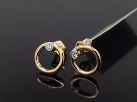 Best Diamonds Auksiniai auskarai su briliantais Praba: 585