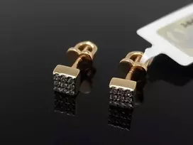 Best Diamonds Auksiniai auskarai su briliantais Praba: 585