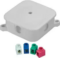 Pawbol A.0017 Hermetiška jungiamoji dėžutė P-2 72x72x28 4x2,5 mm2 IP44 A.0017