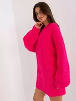 Wool Fashion Italia Megztinis-AT-SW-2367-2.64P-fuksija
