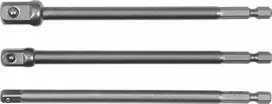 YATO ADAPTER HEX DO NASADEK KPL.3 vnt.. (1/4", 3/8", 1/2")