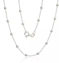 Sidabrinė grandinėlė Bead 1-3 mm - 3.8 g. - 40 - 1-3 mm.