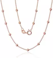 Sidabrinė grandinėlė Bead 1-3 mm - 50 - 4.8 g. - 1-3 mm.
