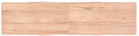 Stalviršis, šviesiai rudas, 160x40x(2-4) cm, medienos masyvas