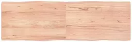 Stalviršis, šviesiai rudas, 160x50x(2-4) cm, medienos masyvas