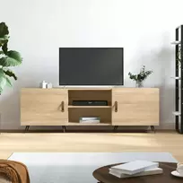 TV staliukas Televizoriaus spintelė, sonoma ąžuolo, 150x30x50cm, mediena