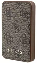 Guess Powerbank 15W GUPB5LP4GEGW 5000mAh rudos spalvos 4G odinis metalinis logotipas