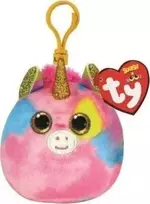 Raktų juosta TY Mascot klavišas TY Bos FANTAZA - Multiolor Unicorn 8,5cm 39572