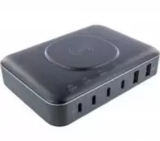 „InLine Qi Powerstation“ daugiaprievadis įkroviklis, 2x USB-A, 4x USB-C, 100 W (31517K)
