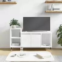 TV staliukas Televizoriaus spintelė, baltos spalvos, 100x35x55cm, mediena