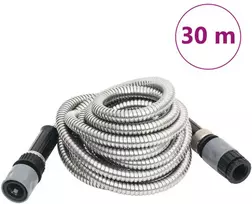 Sodo žarna su purškimo antgaliu, sidabrinė, 0,6", 30 m, plienas