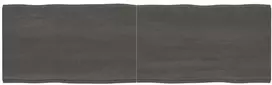 Stalviršis, tamsiai pilkas, 200x60x4cm, ąžuolo medienos masyvas