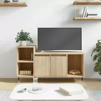 TV staliukas Televizoriaus spintelė, ąžuolo, 100x35x55cm, apdirbta mediena