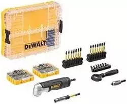 80 vnt. 1/4 colio smūginių antgalių rinkinys su DeWALT kampine galvute [DT70775-QZ]