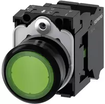 Siemens 3SU1102-0AB40-3BA0 Drucktaster 1S 24VAC/DC