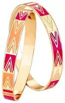 Escada, Summer Limited Edition - Fiesta Carioca, Base Metal Bracelet, Gold, For Women