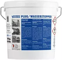 Pratekėjimus stabdantis mišinys Vandex Plug, 15 kg