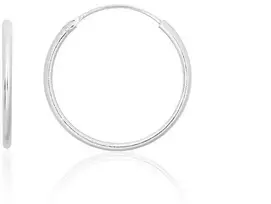 Sidabriniai auskarai –žiedai - 1.3 g. - 22 mm.