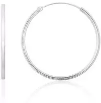 Sidabriniai auskarai –žiedai - 2.2 g. - 30 mm.