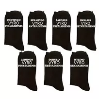 dovanupastas Vyro kojinių rinkinys savaitei